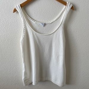 White Soft Tank Top SZ L